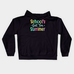 Schools Out For Summer Kids Hoodie